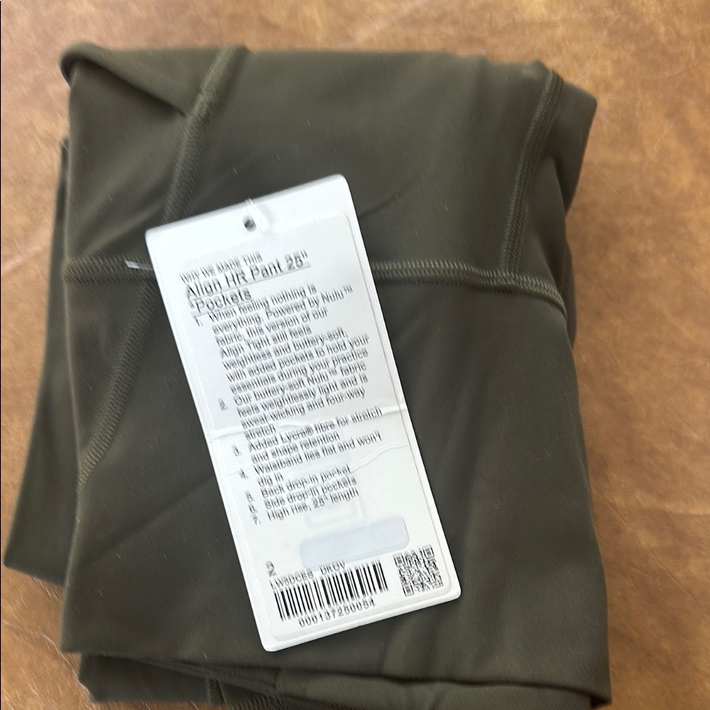 lululemon athletica Olive Green Leggings